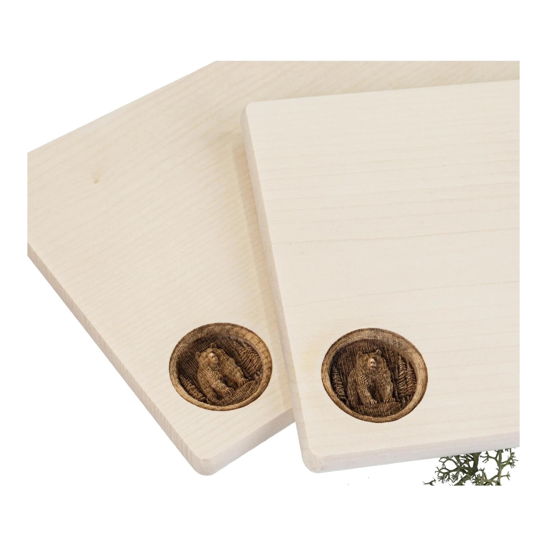 Hauptner Frühstücksbrettchen aus FSC® Ahornholz mit 3D Relief Gravur
