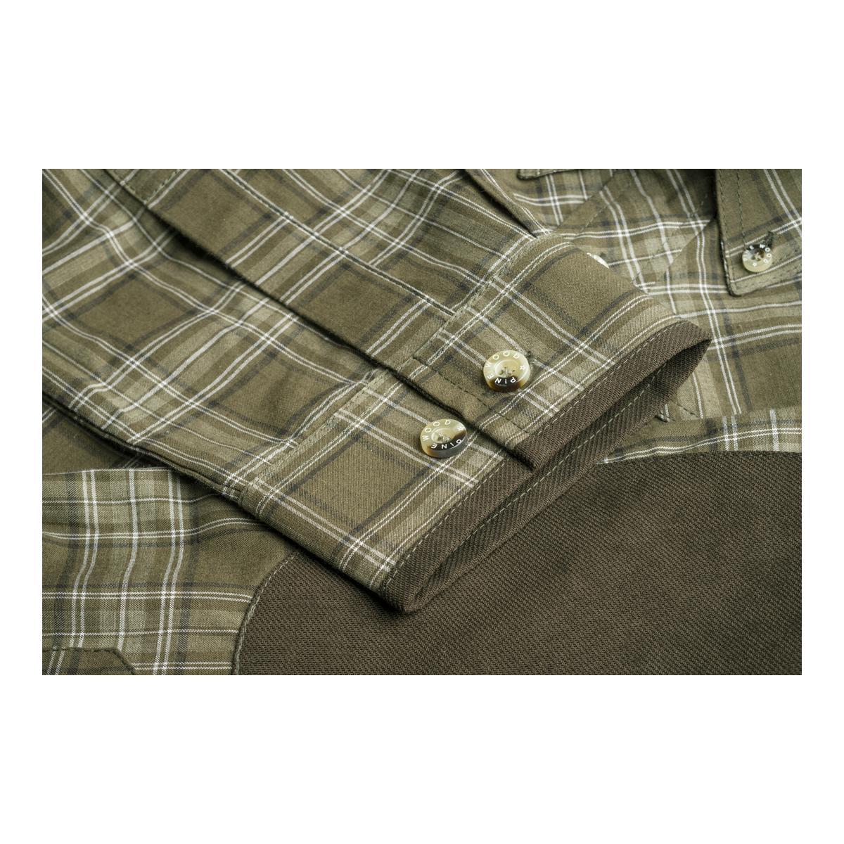 Pinewood Chemise à manches longues Wolf - olive/à carreaux