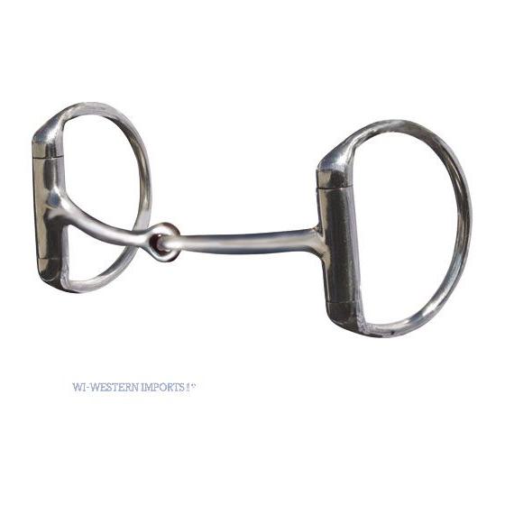 Western Imports Offset D-Ring Premium Snaffle Bit