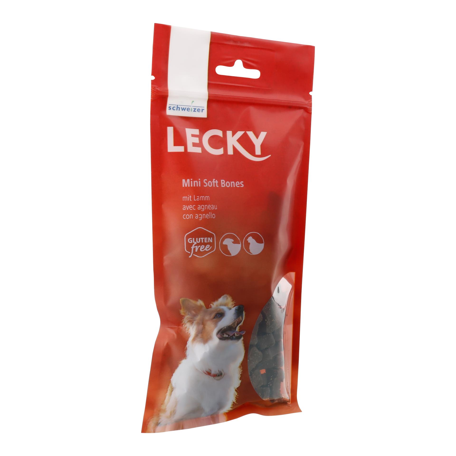 LECKY Mini Soft Bones mit Lamm Natur