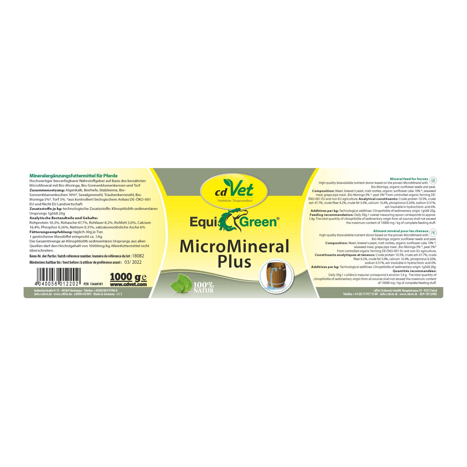 cdVet EquiGreen MicroMineral plus