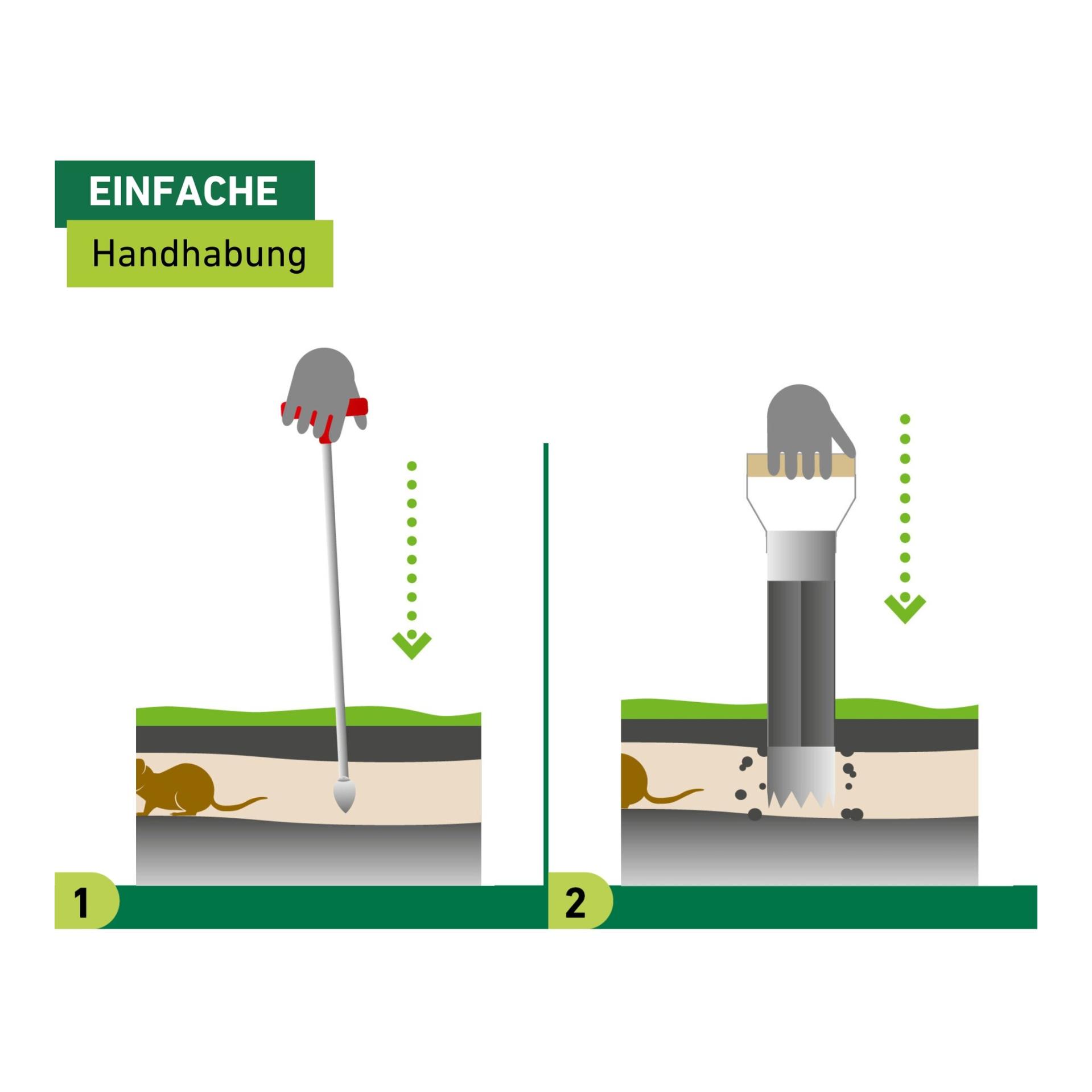 Windhager Accessoires pour piège à campagnol -> tige de sondage et emporte-pièce