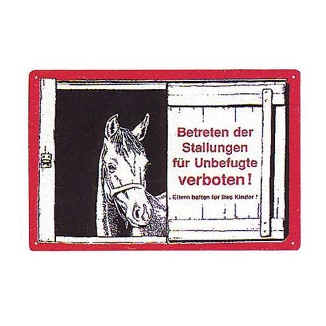 Lehmann Aluminium-Rechteckschilder Weiss/Schwarz/Rot