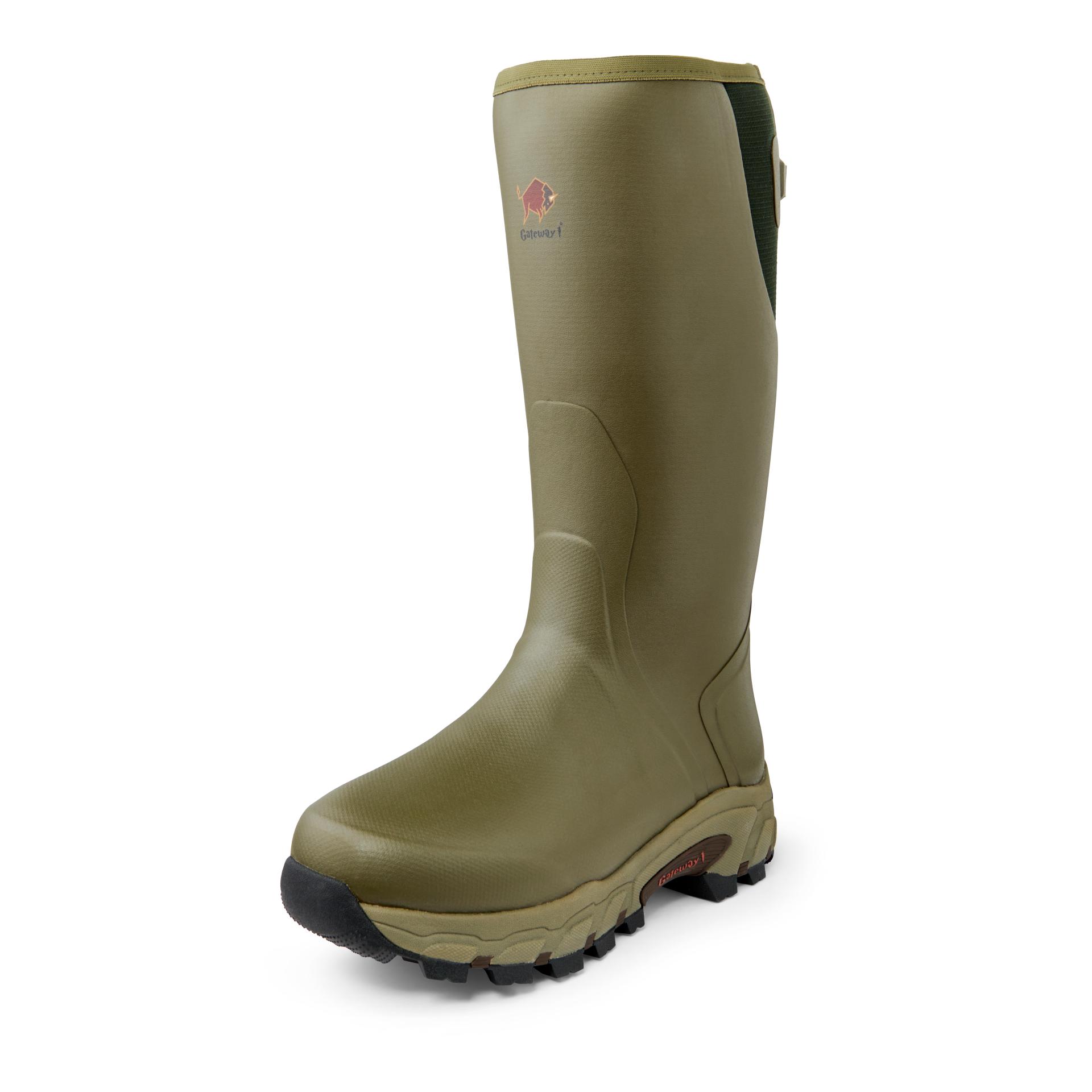 Gateway1 Bottes en caoutchouc Pro Shooter 18" 7 mm avec fermeture éclair latérale