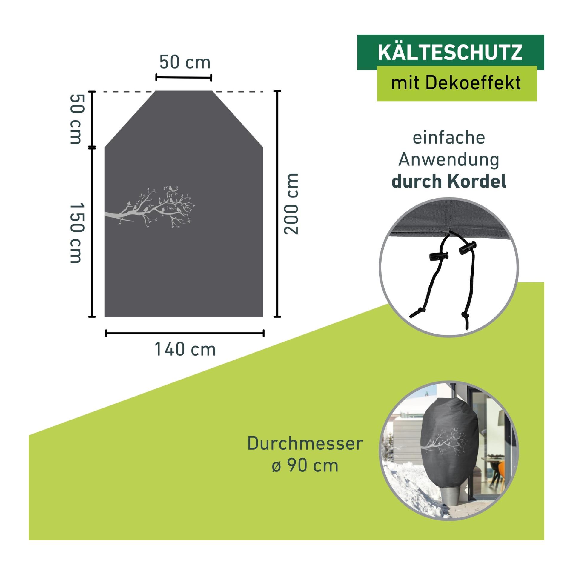 Windhager Winter-Deko-Vlieshaube PROTECT Vögel