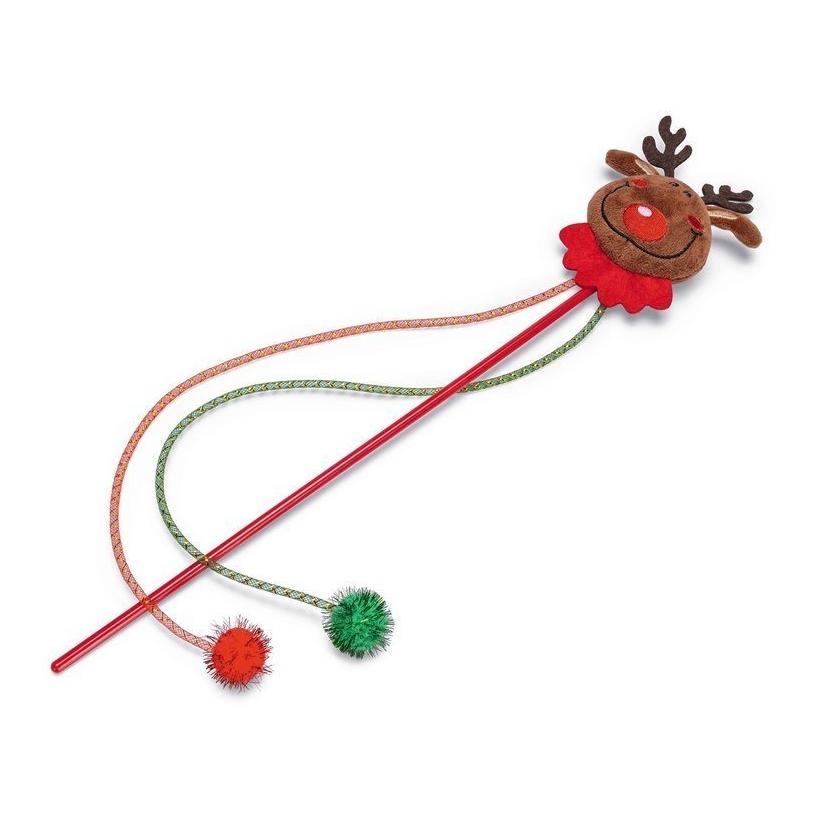 Beeztees Weihnachtliche Katzenangeln
