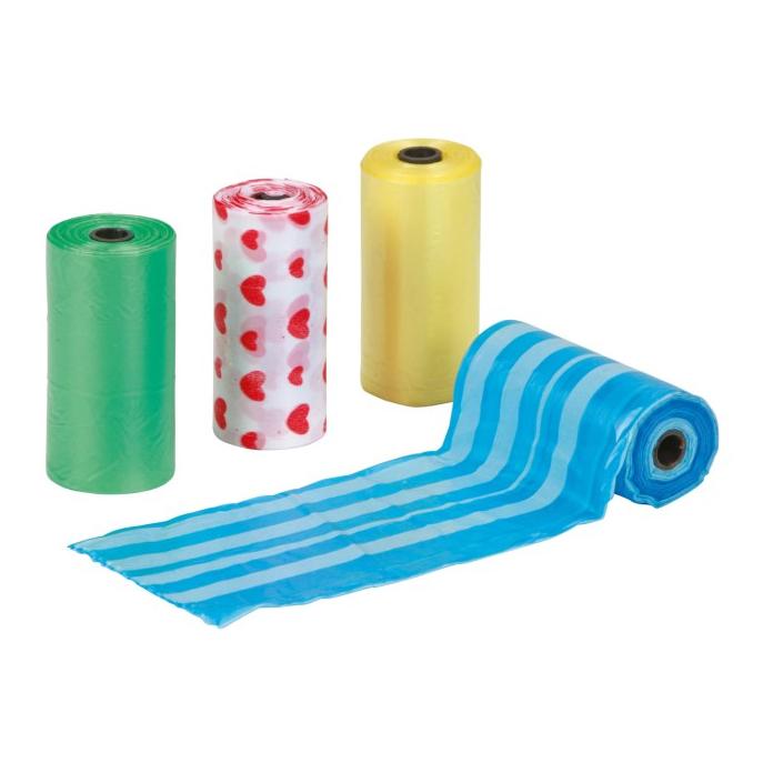 Kerbl Pet Sacs à excréments, 4 rouleaux de 20 sacs chacun