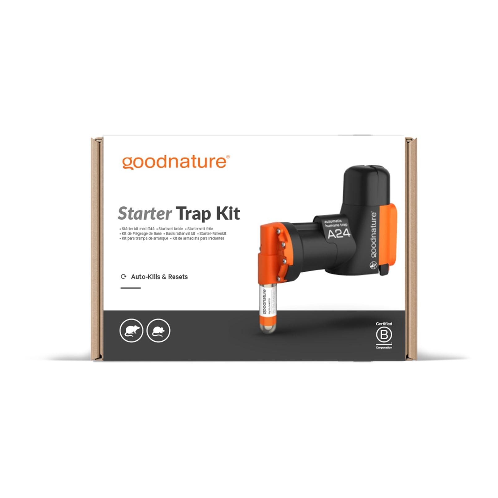 GoodNature Piège à rats et à souris automatique A24 - Kit de démarrage