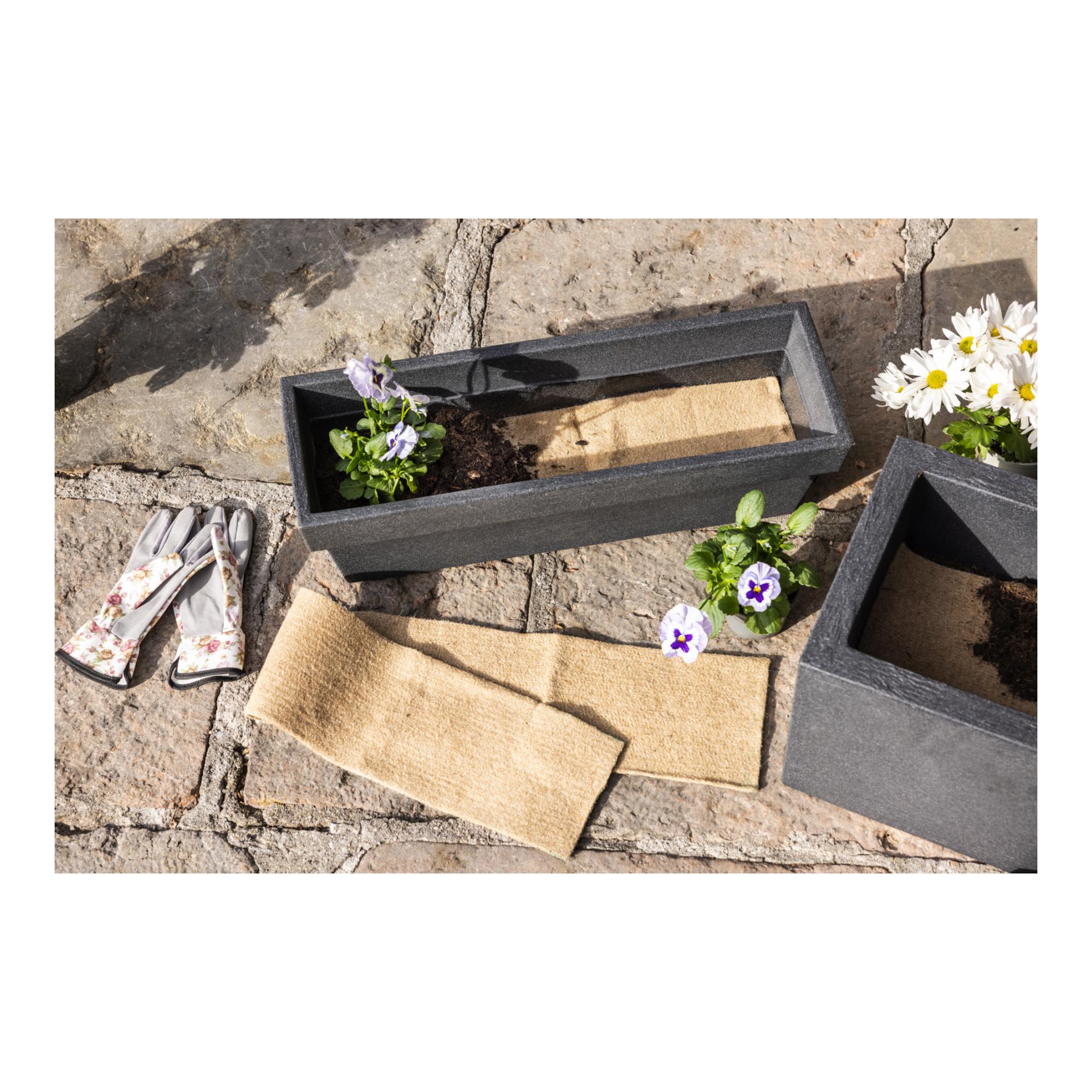 Windhager Biologischer Wasserspeichermatte für Blumenkisten