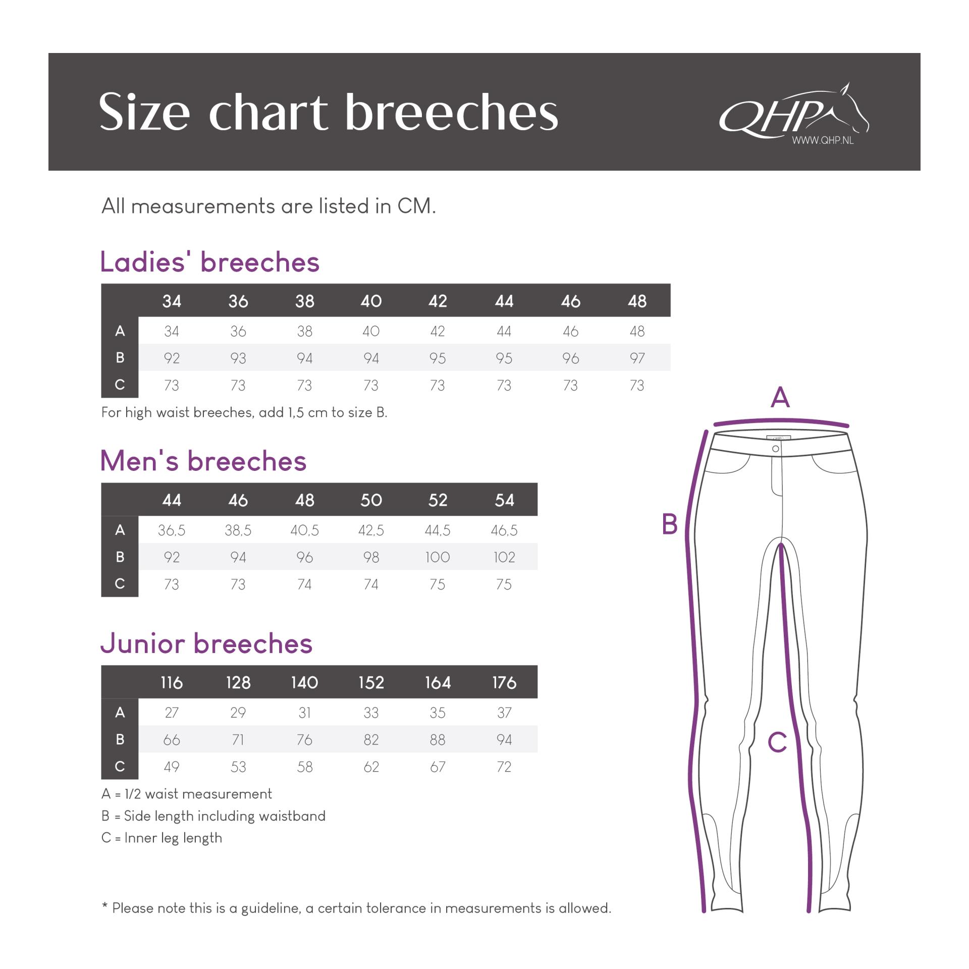 QHP Reithose Fayen Vollbesatz Damen