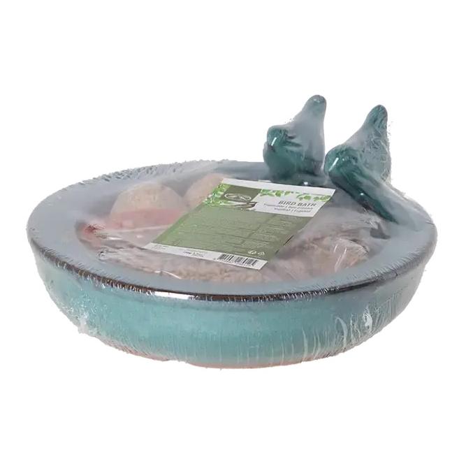 Esschert Vogeltränke rund + Futter sort