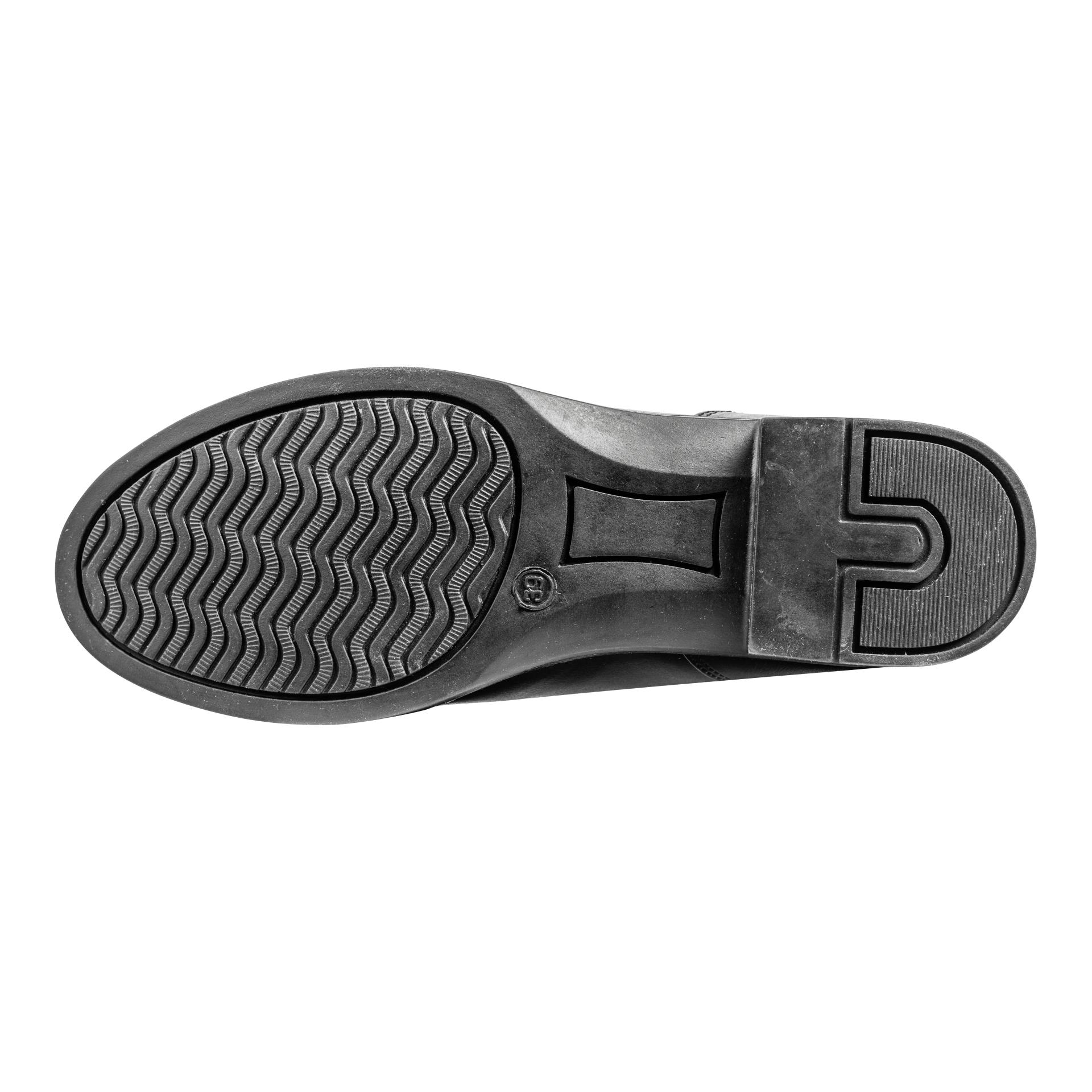 Marengo Reitstiefelette Frontzip Winter Kunstleder