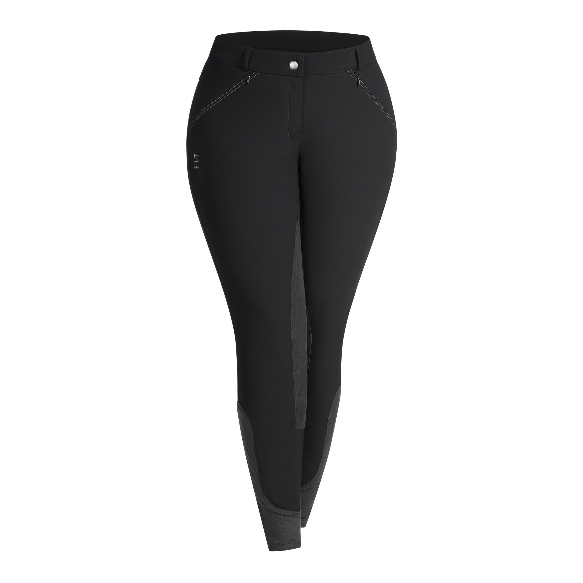Elt Pantalon d’équitation thermique Calla Plus Size - noir