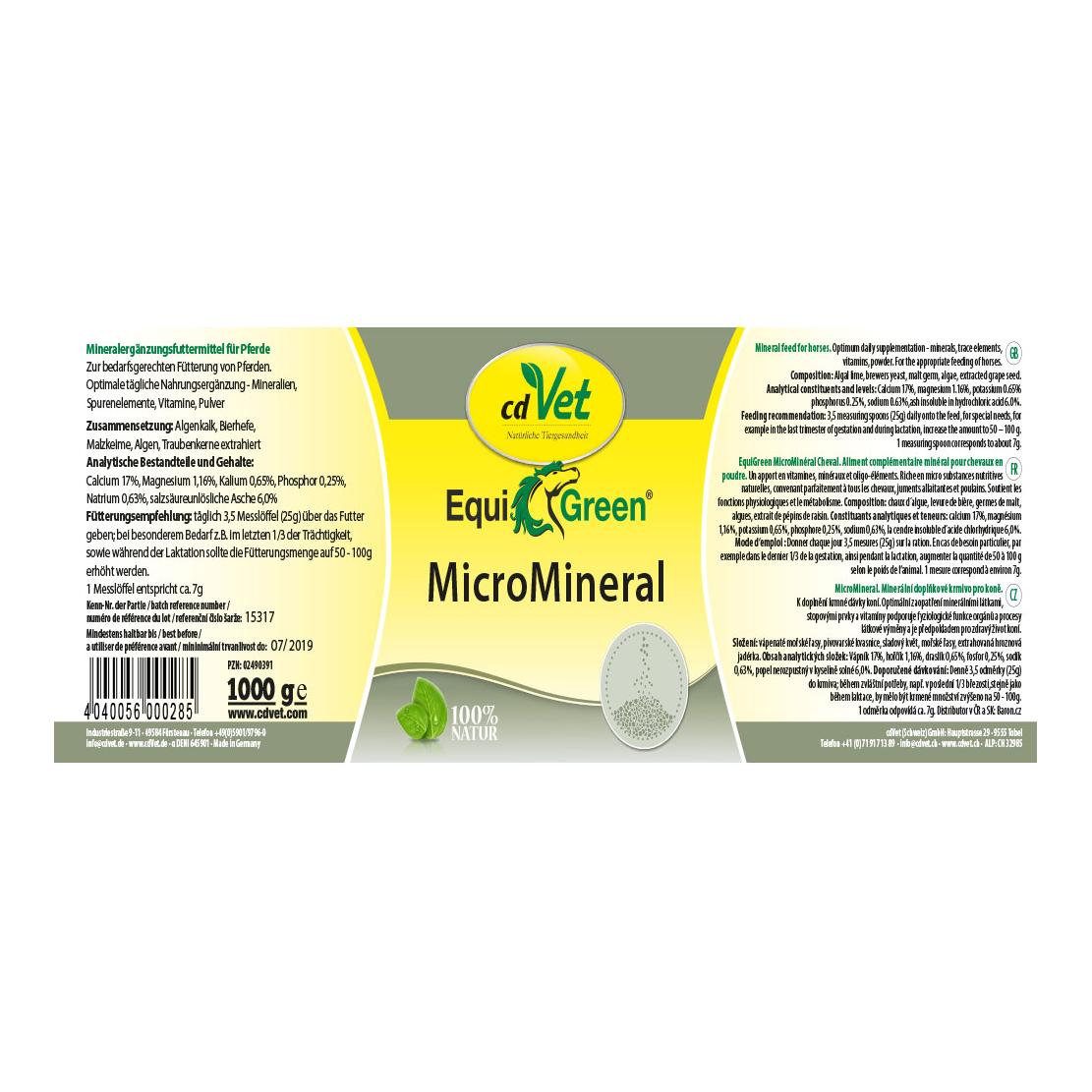 cdVet EquiGreen MicroMineral