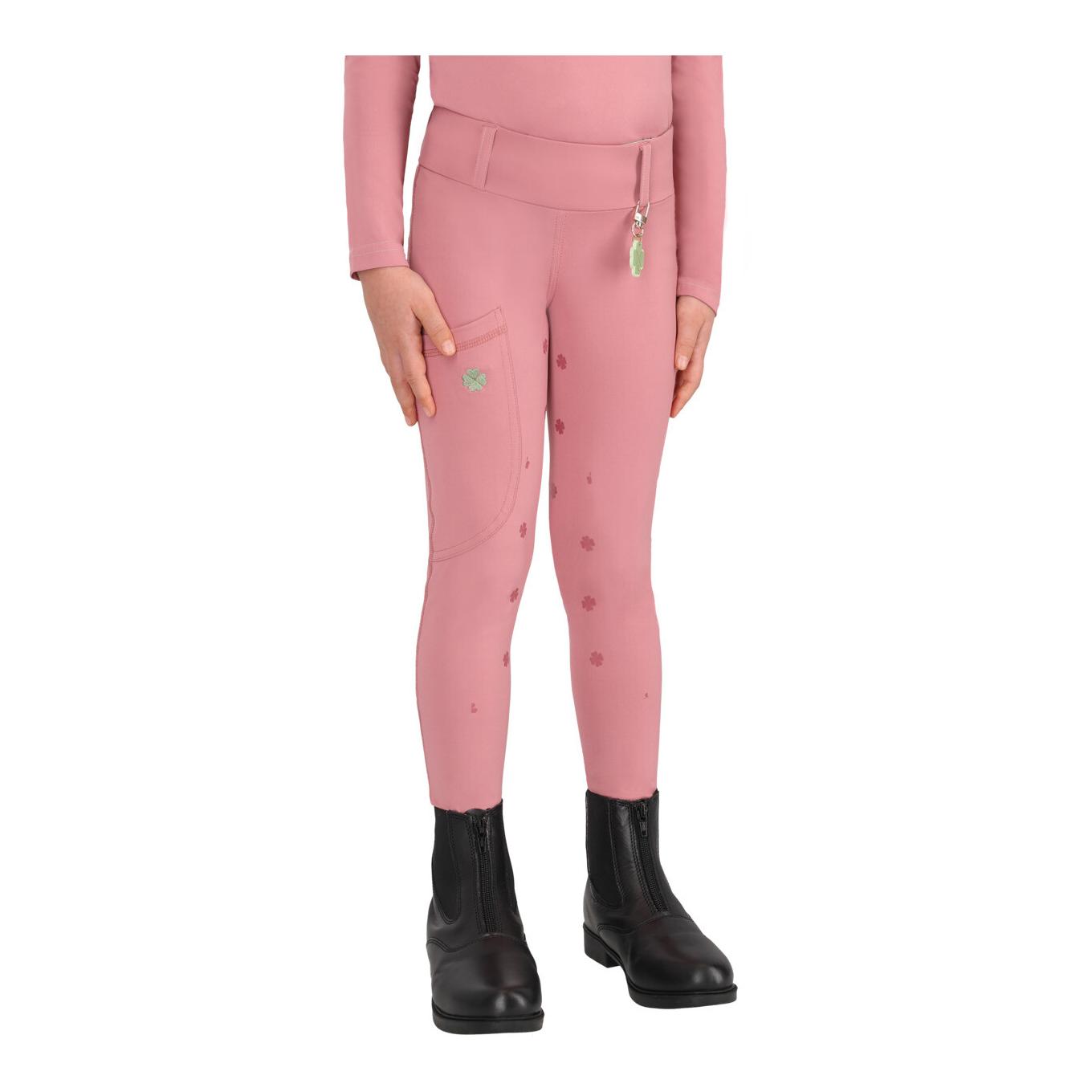 QHP Leggings d'équitation junior Lucky Start fond intégral