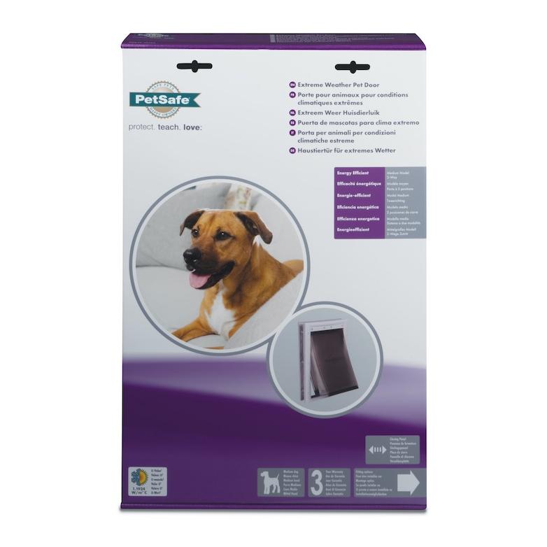 PetSafe Extrem Wetter Hundeklappe - weiss