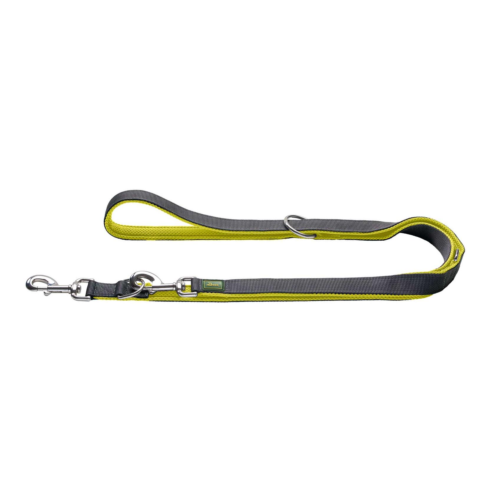 Hunter Verstellbare Leine Maldon - limette/grau