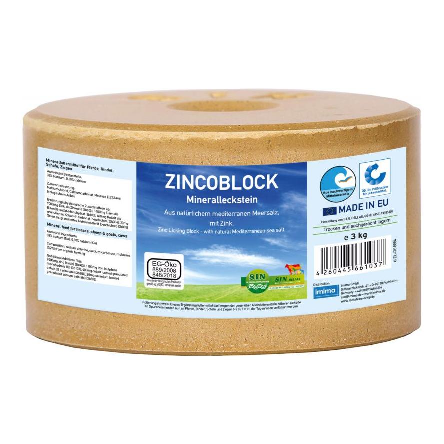 Siepmann Pierre à lécher minérale ZINCOBLOCK