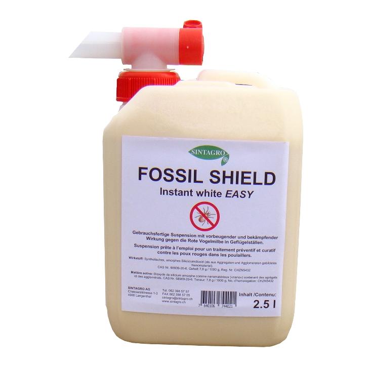 Sintagro Fossil Shield Instant White Easy - gegen Rote Vogelmilbe beim Geflügel