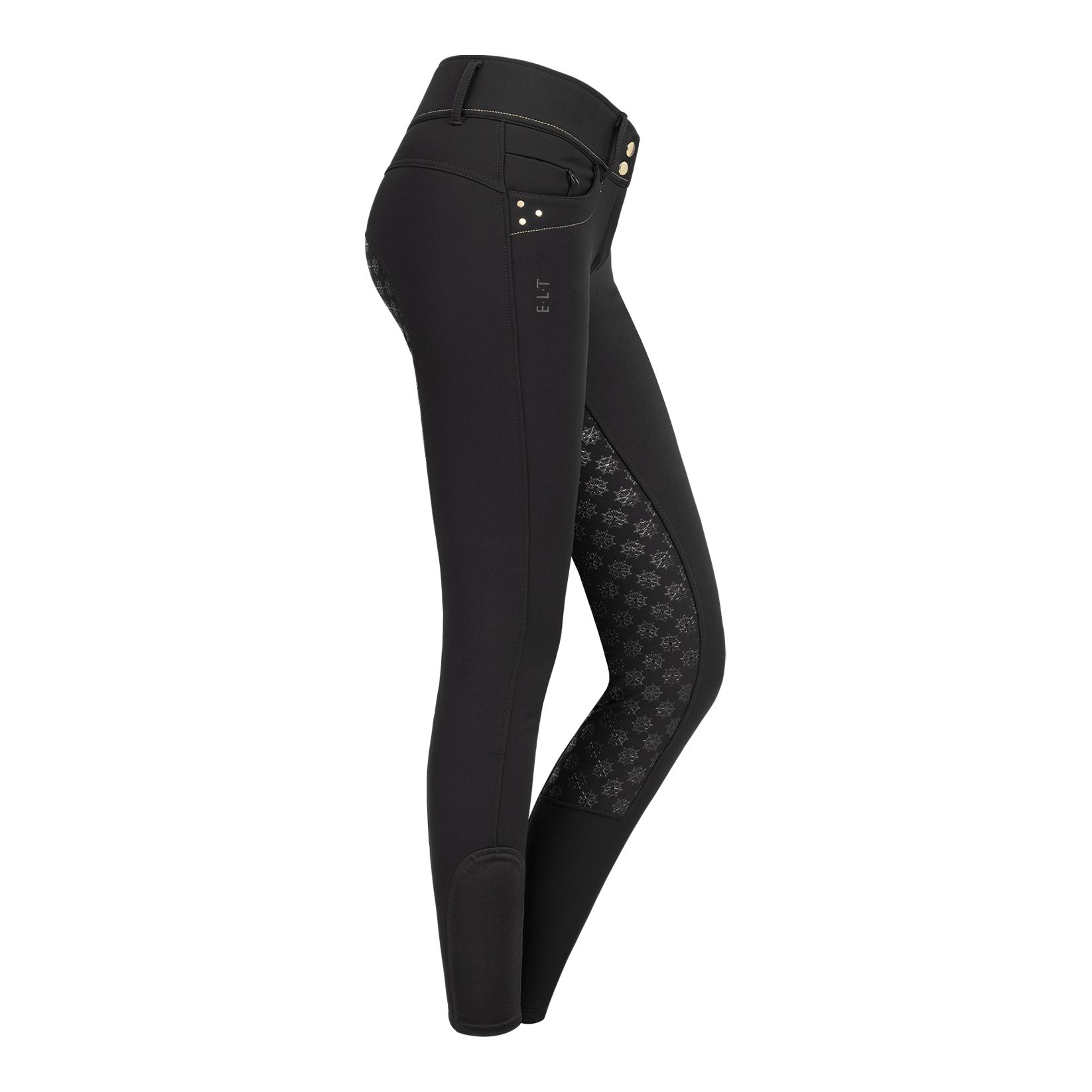 Elt Thermoreithose Claire High-Waist - schwarz