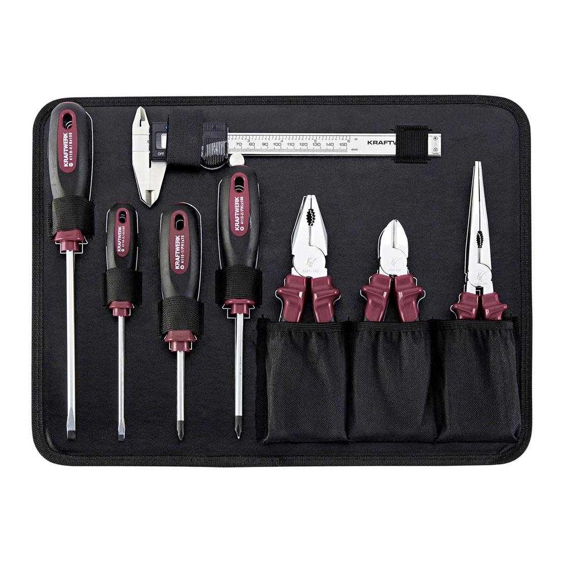 Kraftwerk Caisse à outils professionnelle en aluminium - 151 pièces