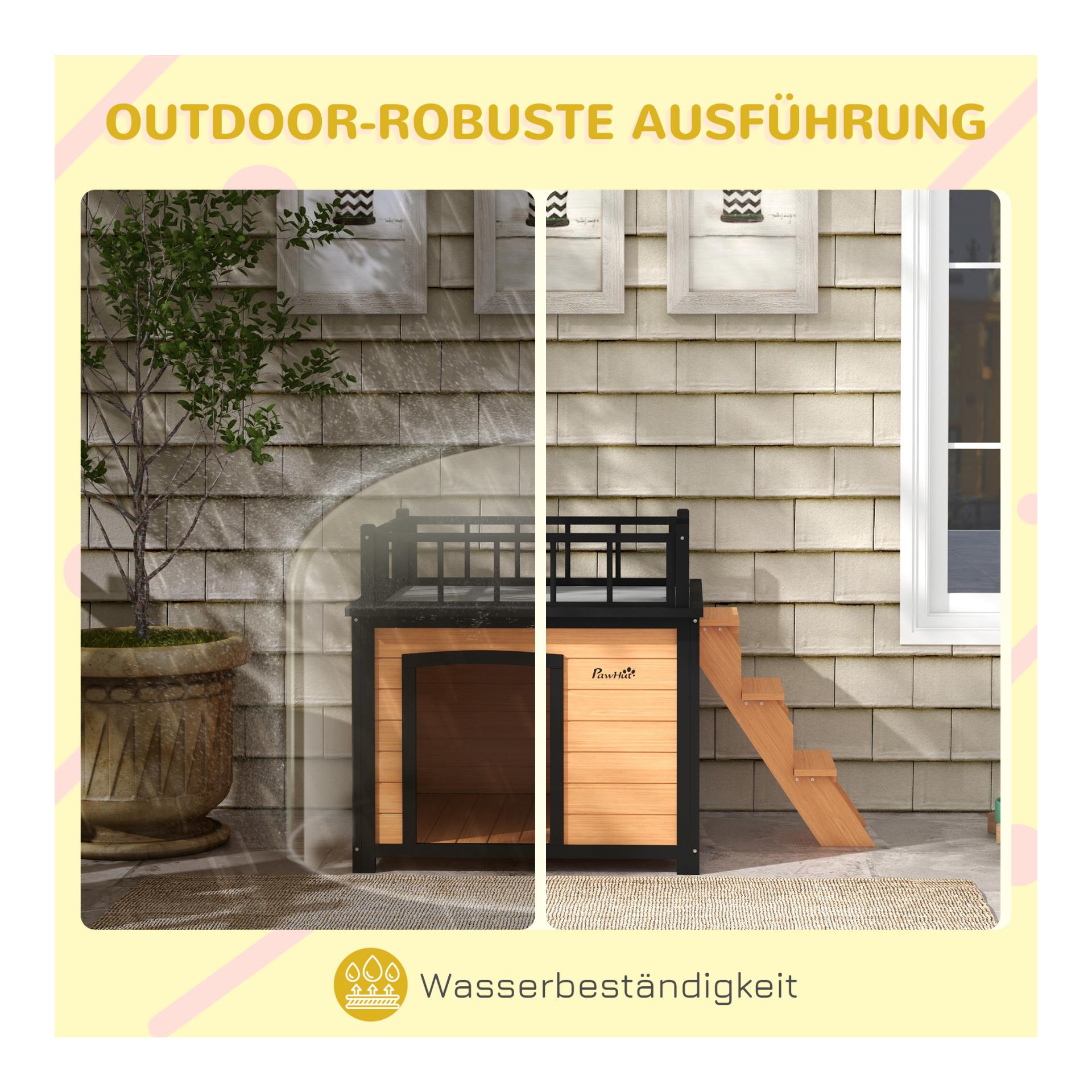 Mainer Hundehütte mit Dachterrasse