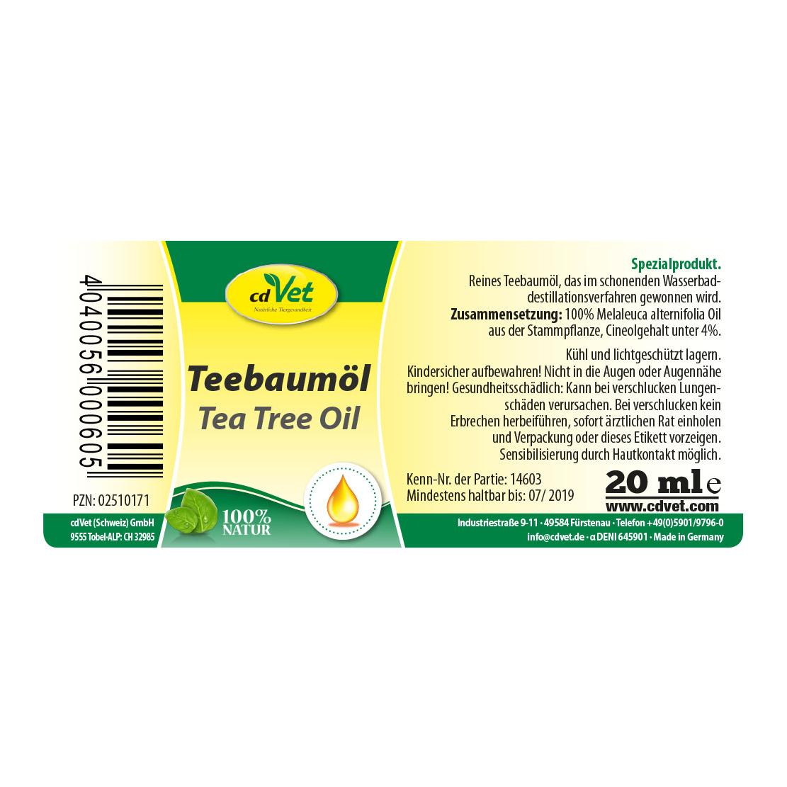 cdVet Teebaumöl