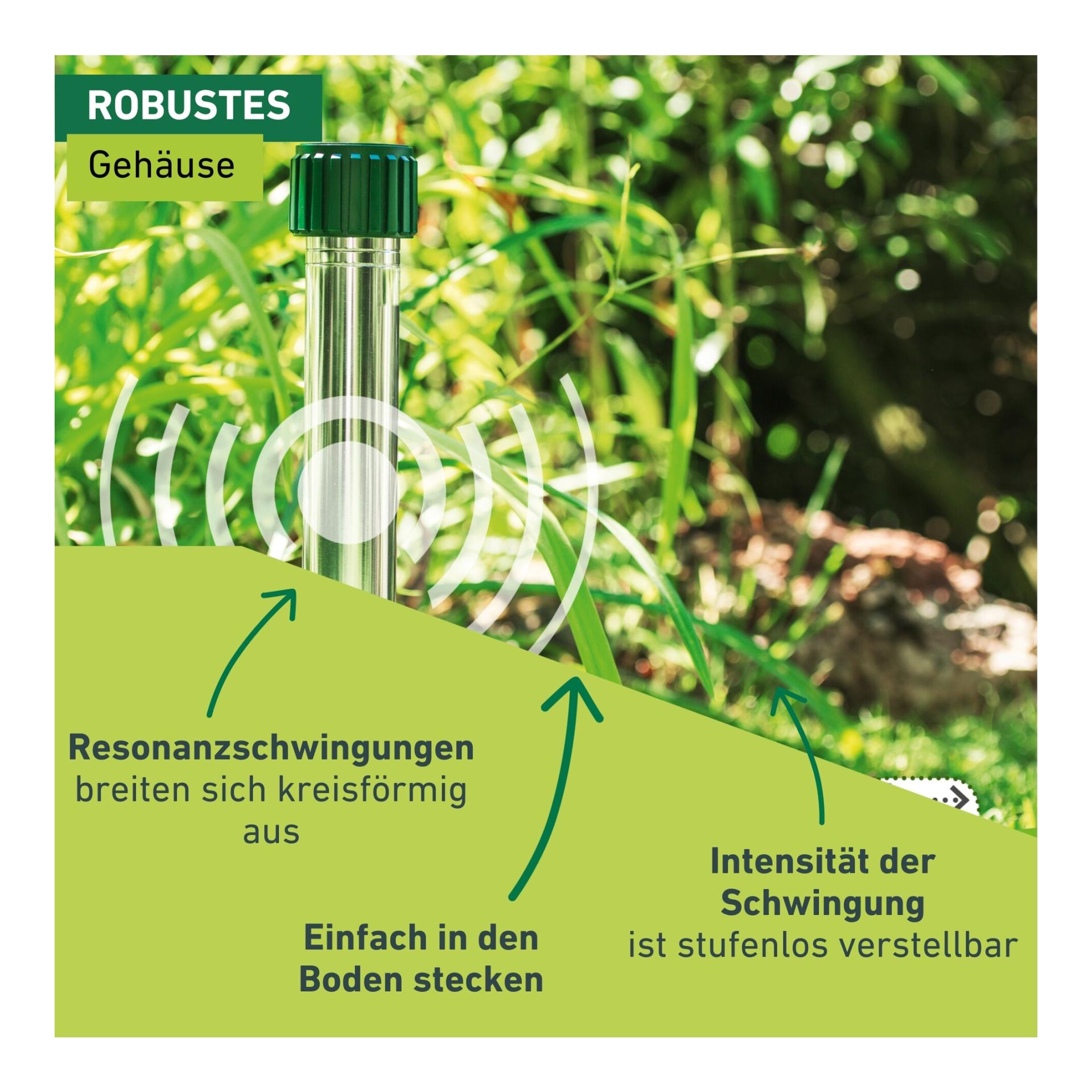 Windhager Wühlmaus- & Maulwurf-Vertreiber Aluminium