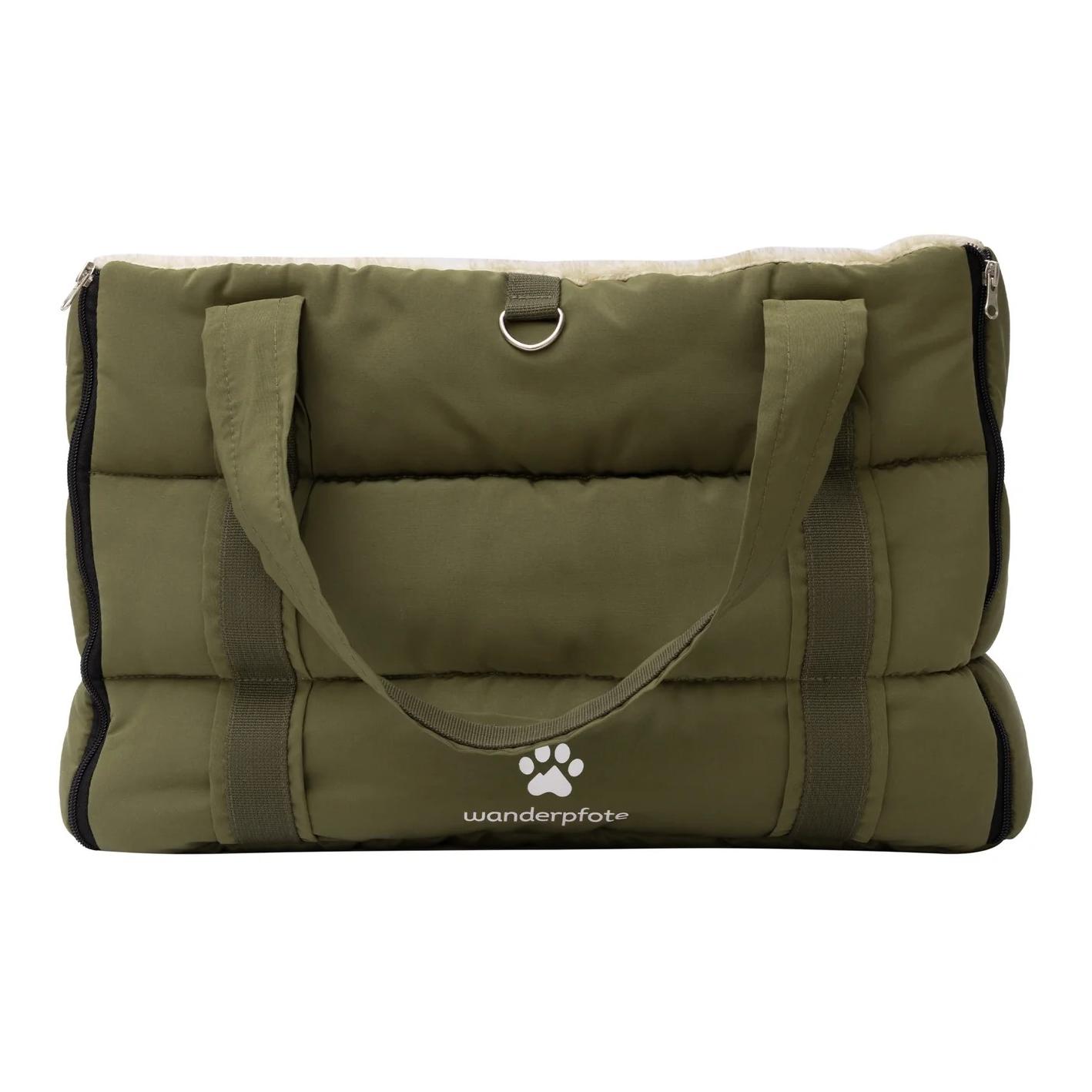 Wanderpfote Wanderpfote Hundetragetasche Oliv