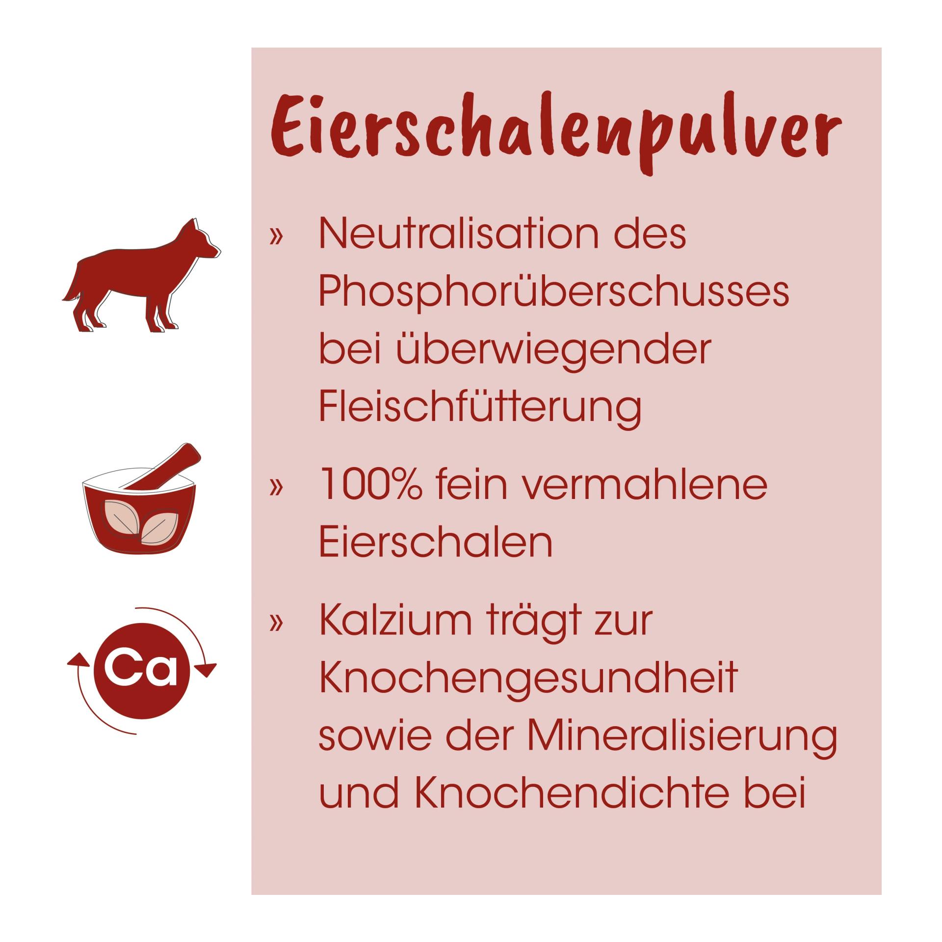 cdVet Fit-BARF Eierschalenpulver