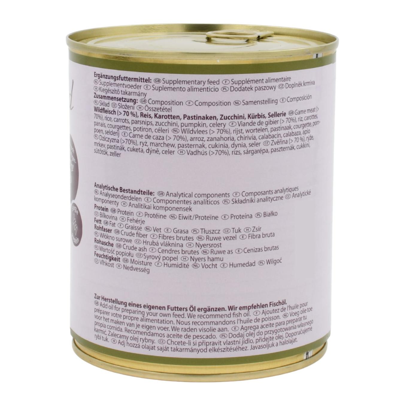 Lunderland Menu gibier pour chiens et chats