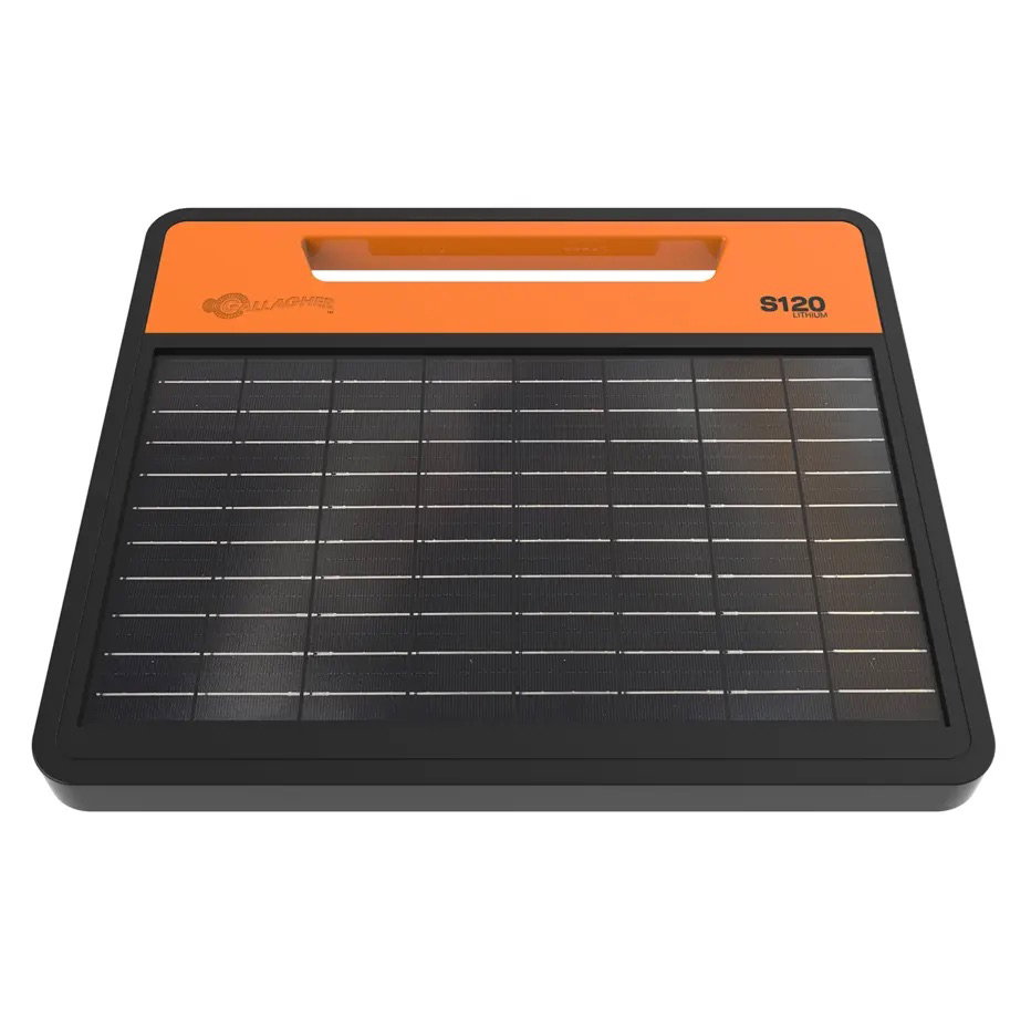 Gallagher Électrificateur solaire S120Li - batterie incluse