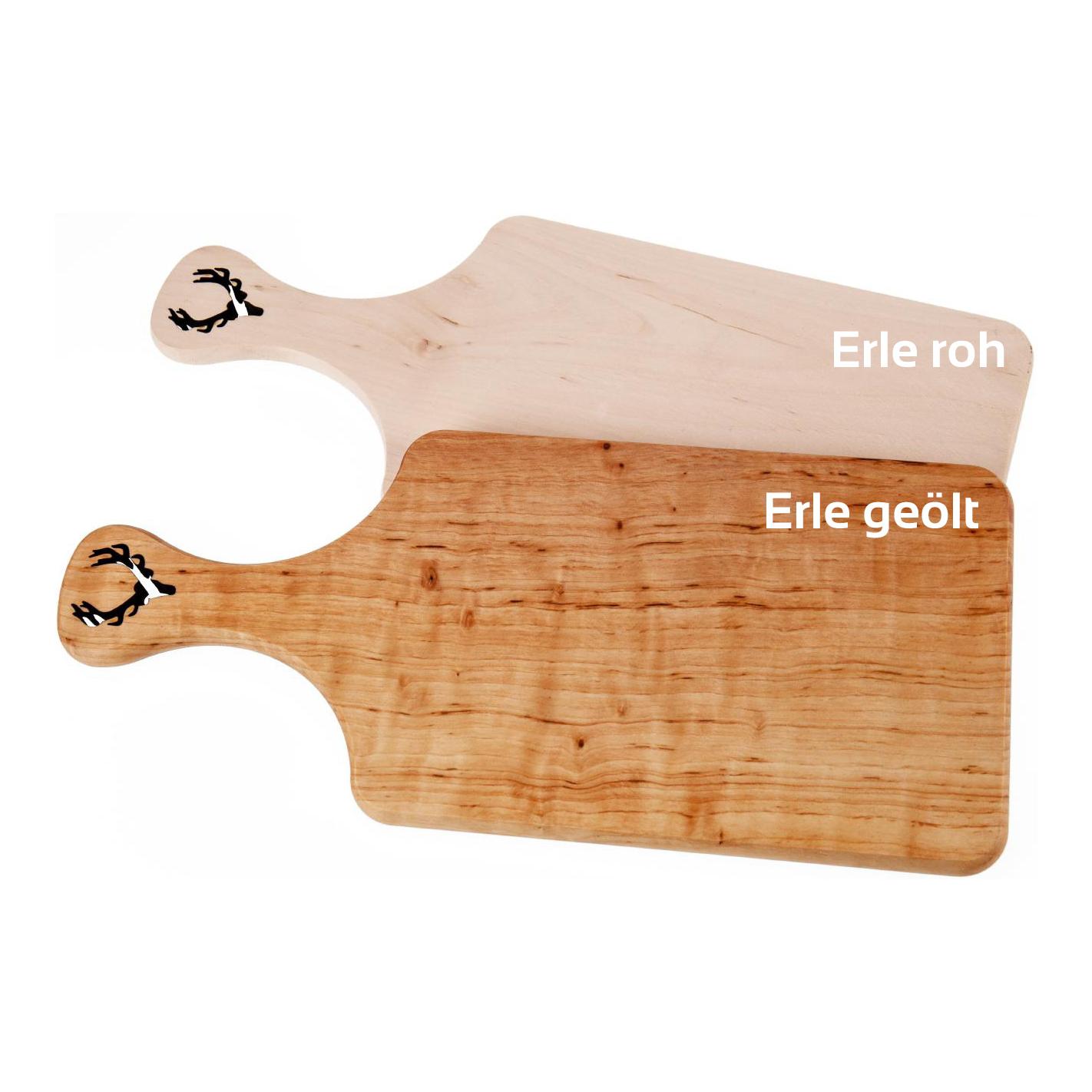 Hauptner Schneidebrett mit Griff Erle - GEWEIH