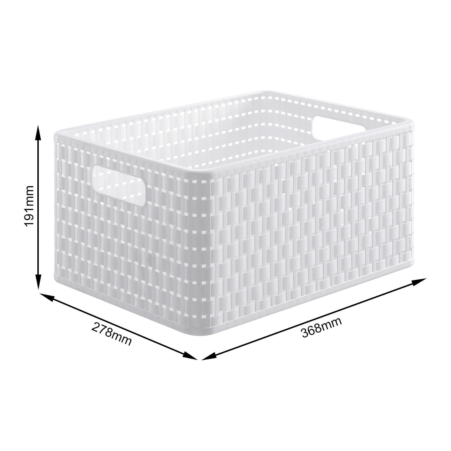 Rotho Corbeille DIN A4 COUNTRY - 18 litres