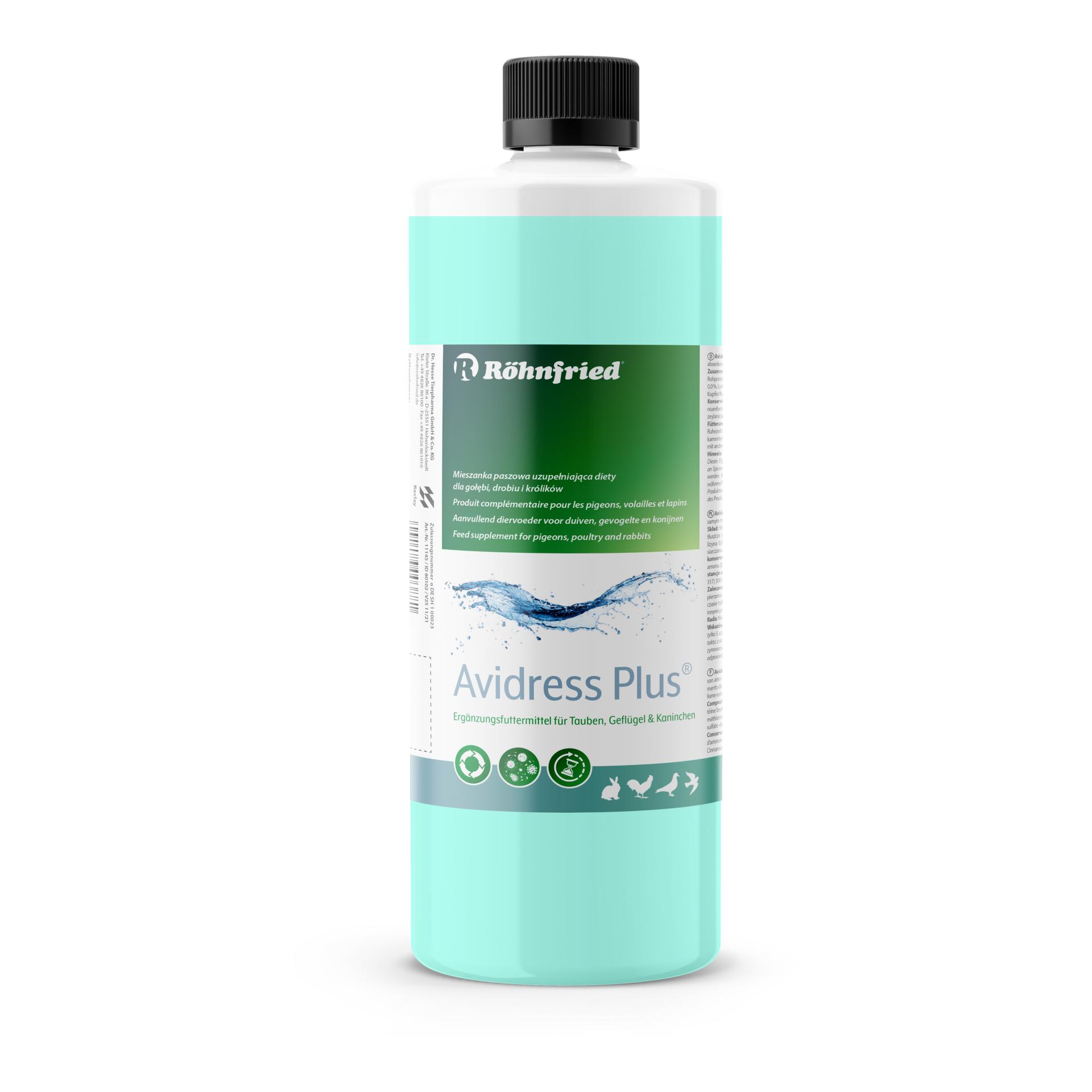 Röhnfried Avidress Plus - Trinkwasserhygiene und Trichomonadenvorbeuge