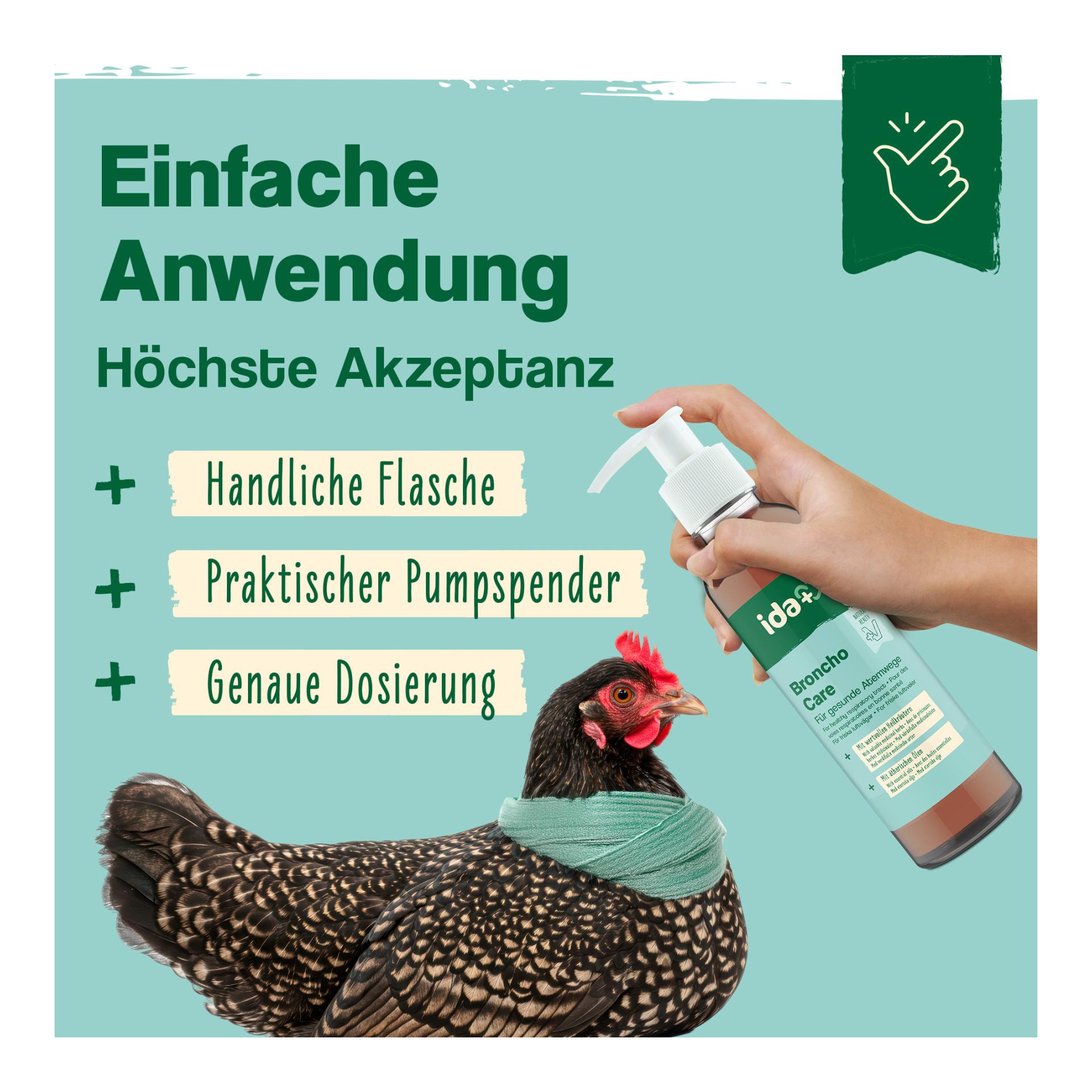 IdaPlus BronchoCare für Hühner & Küken - unterstützt die Atemwege