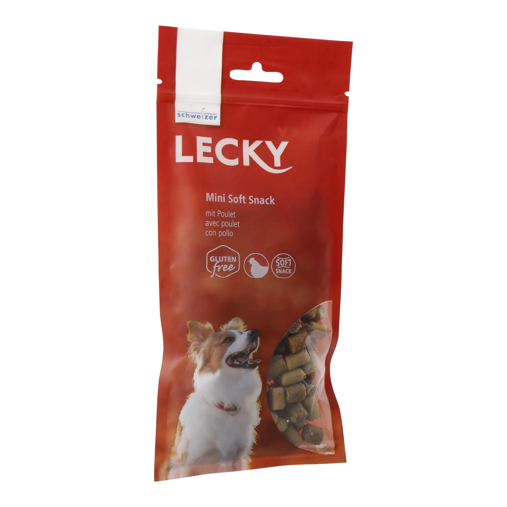 LECKY Mini Soft Snack mit Poulet Natur