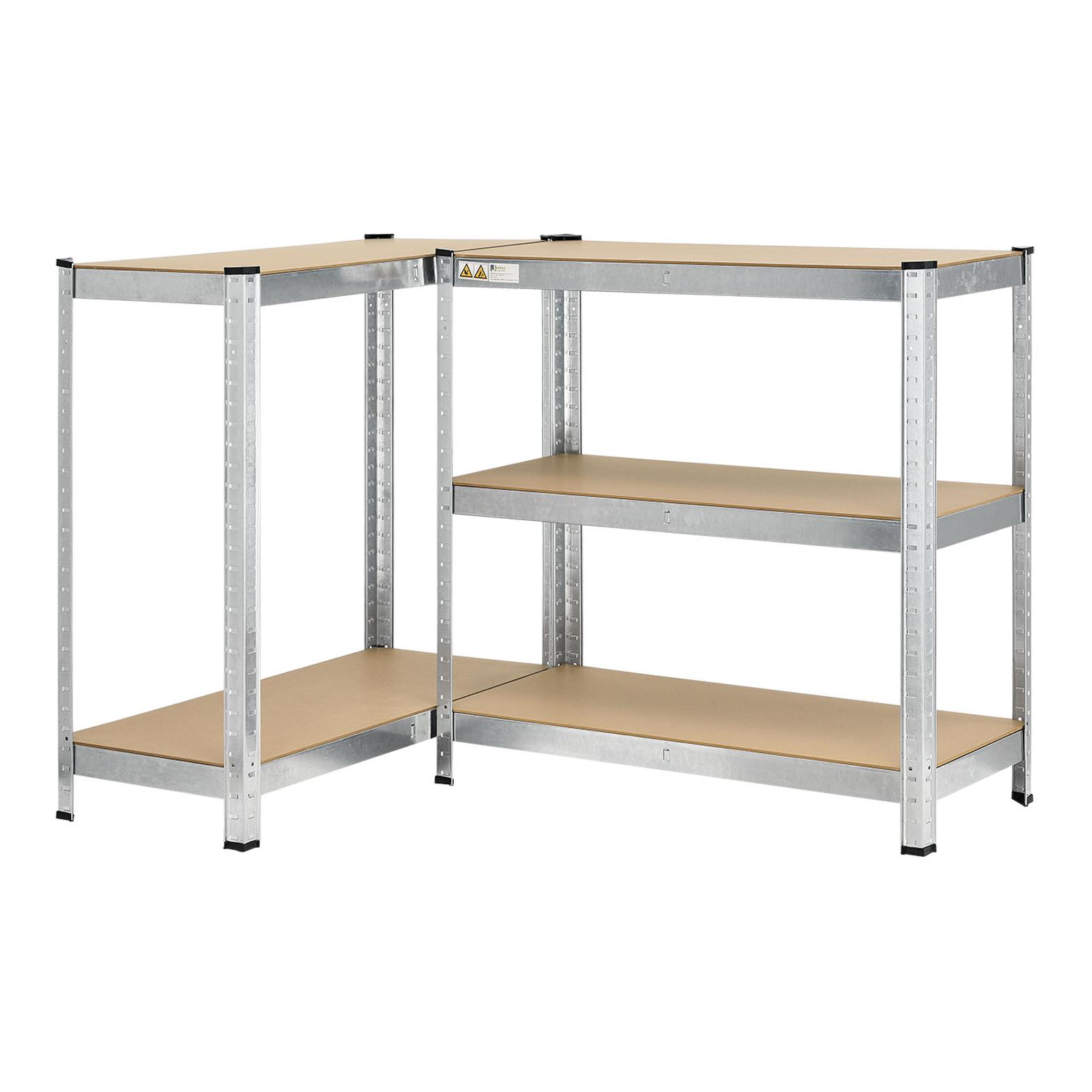 Hauptner 2er Set Lagerregal 180 x 90 x 40 cm
