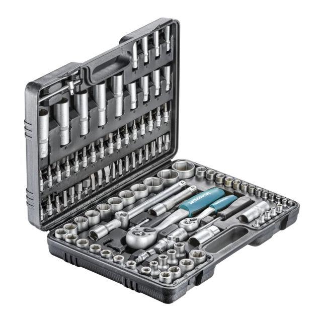 technocraft Steckschlüssel-Satz 1/4" + 1/2", 108-tlg