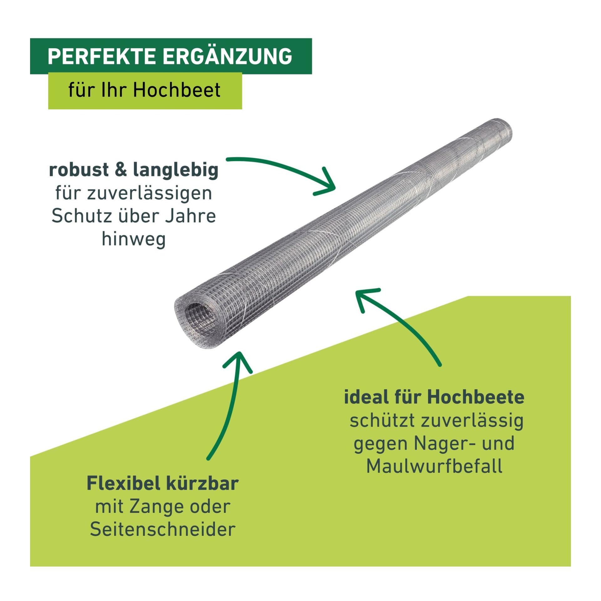 Windhager Wühlmausgitter für Hochbeete - verzinkt