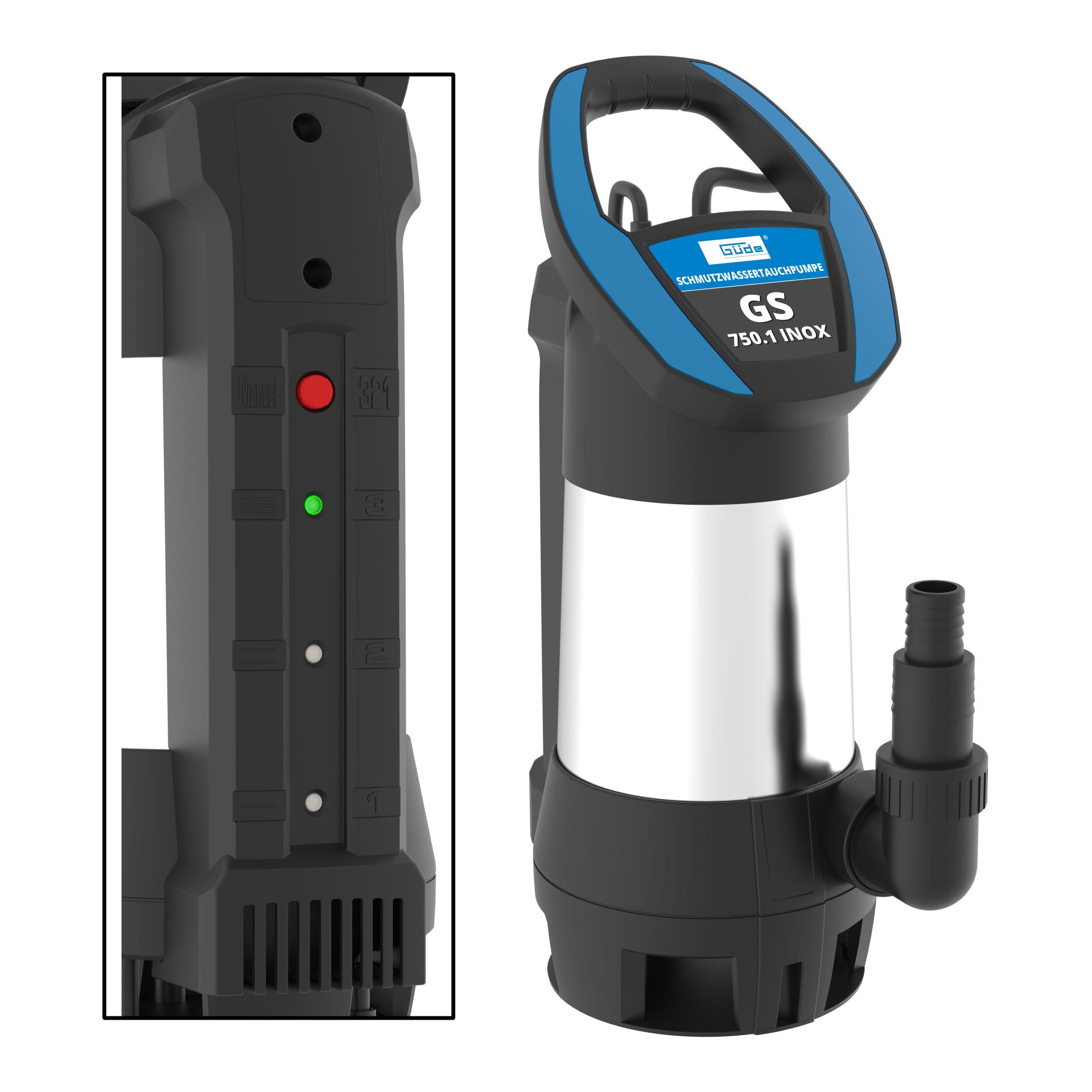 Güde Pompe submersible pour eaux sales GS 750.1 INOX