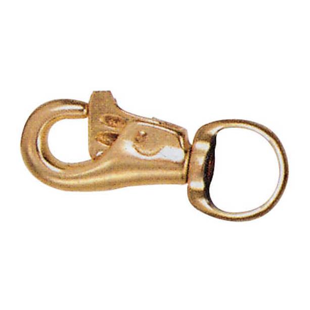 JT Pull-Snap Schwerer Messingkarabiner. Gold