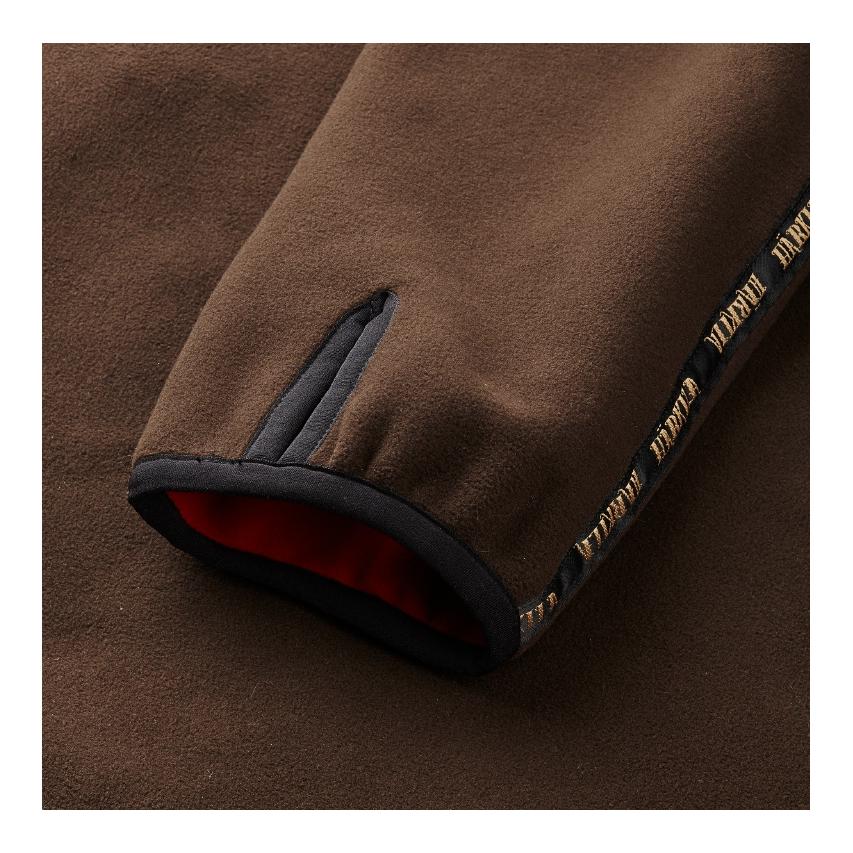Härkila Kamko Fleecejacke wendbar - Brown/Red