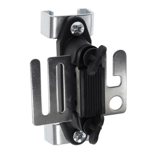 AKO T-Pfosten Bandtorgriffisolator PROFI Set Schwarz