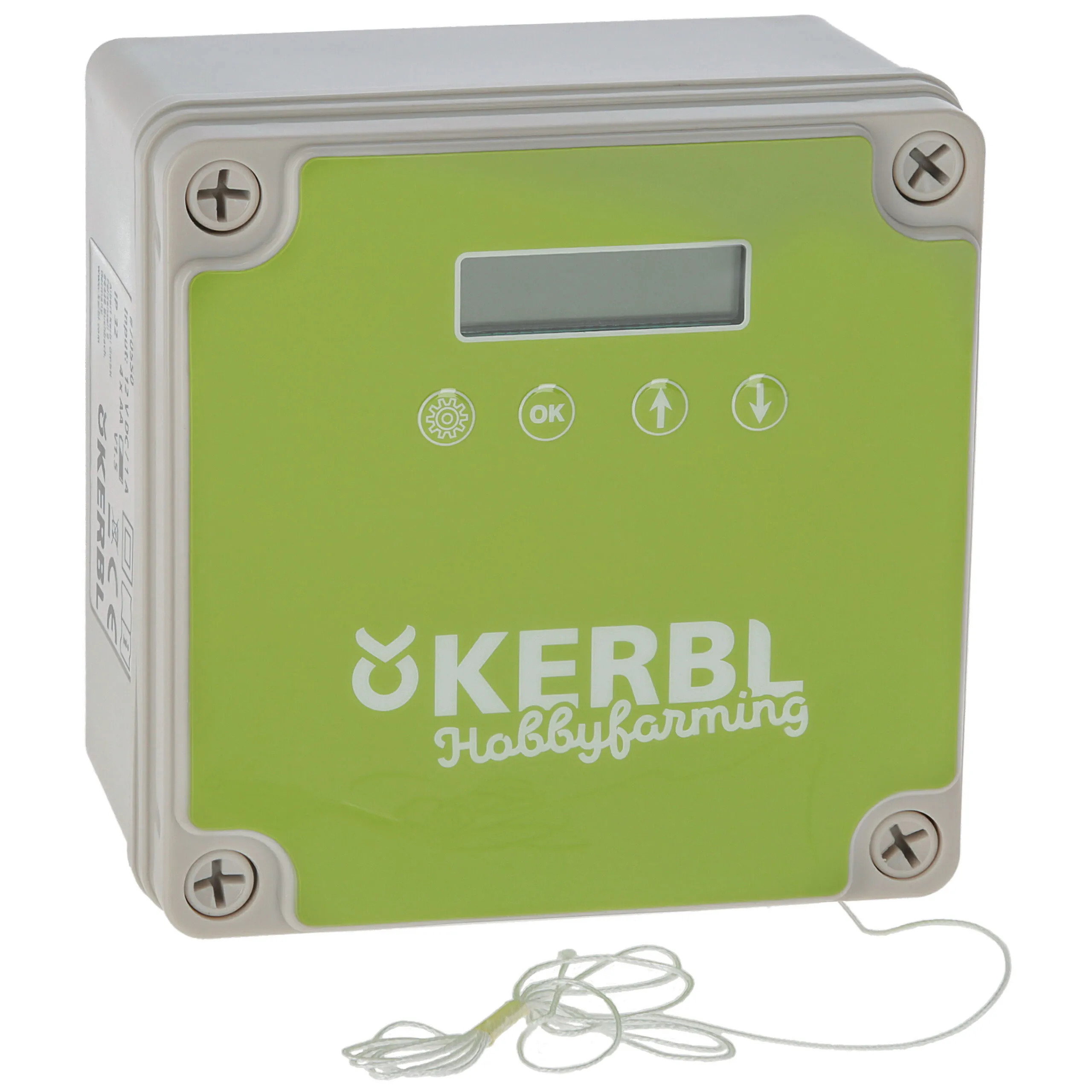 Kerbl Hobbyfarming Automatische Hühnertür - Steuerung für Hühnerklappe Grau-Grün