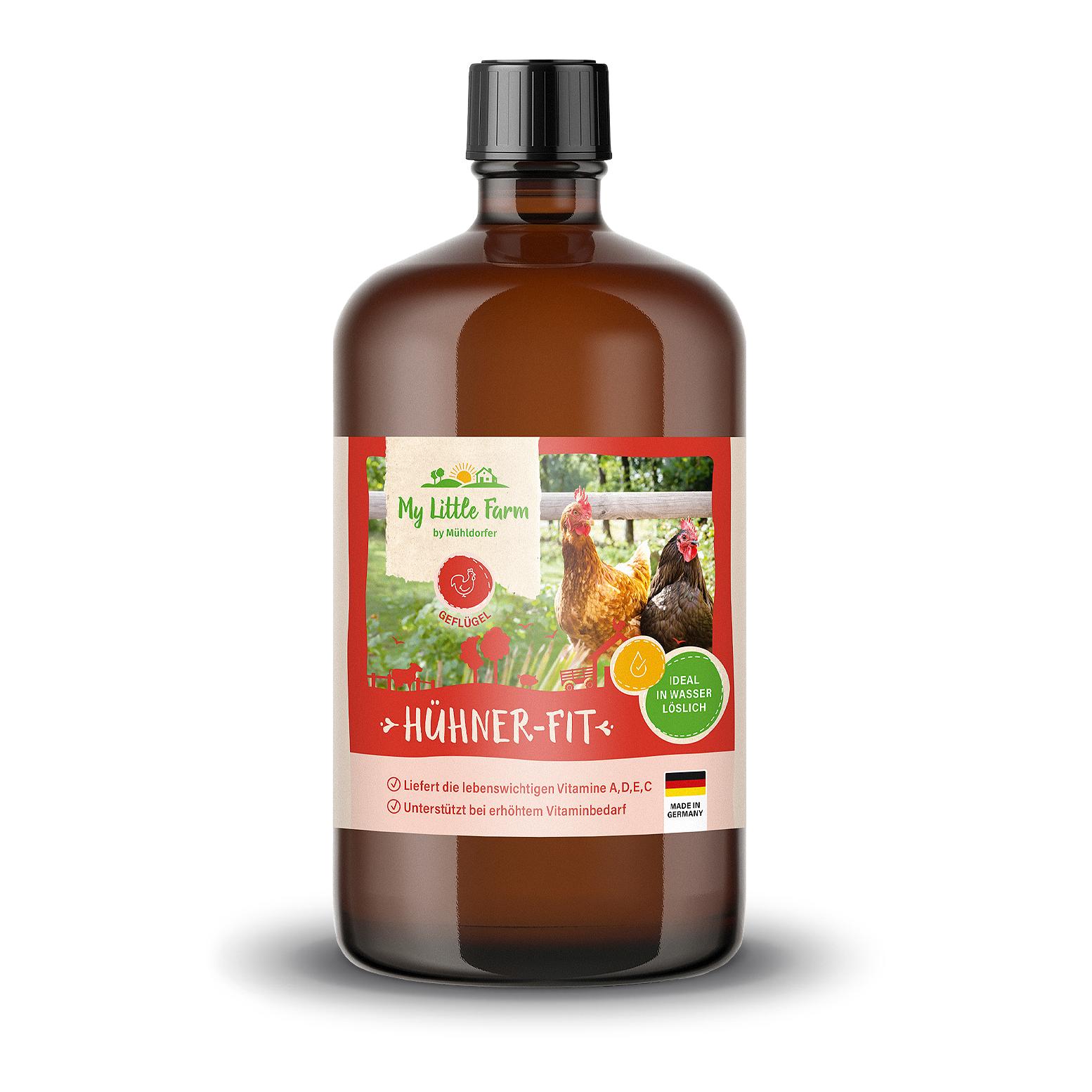 My Little Farm Hühner-Fit, concentré de vitamines ADCE pour poules, 500 ml