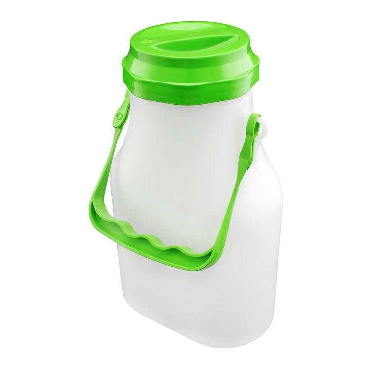 Mainer Milchkanne Oval 2 Liter - Kunststoff Weiss
