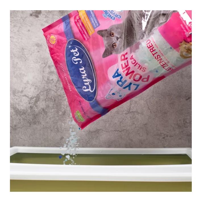 Lyra Pet Litière pour chat Lyra Power Silica Silicate