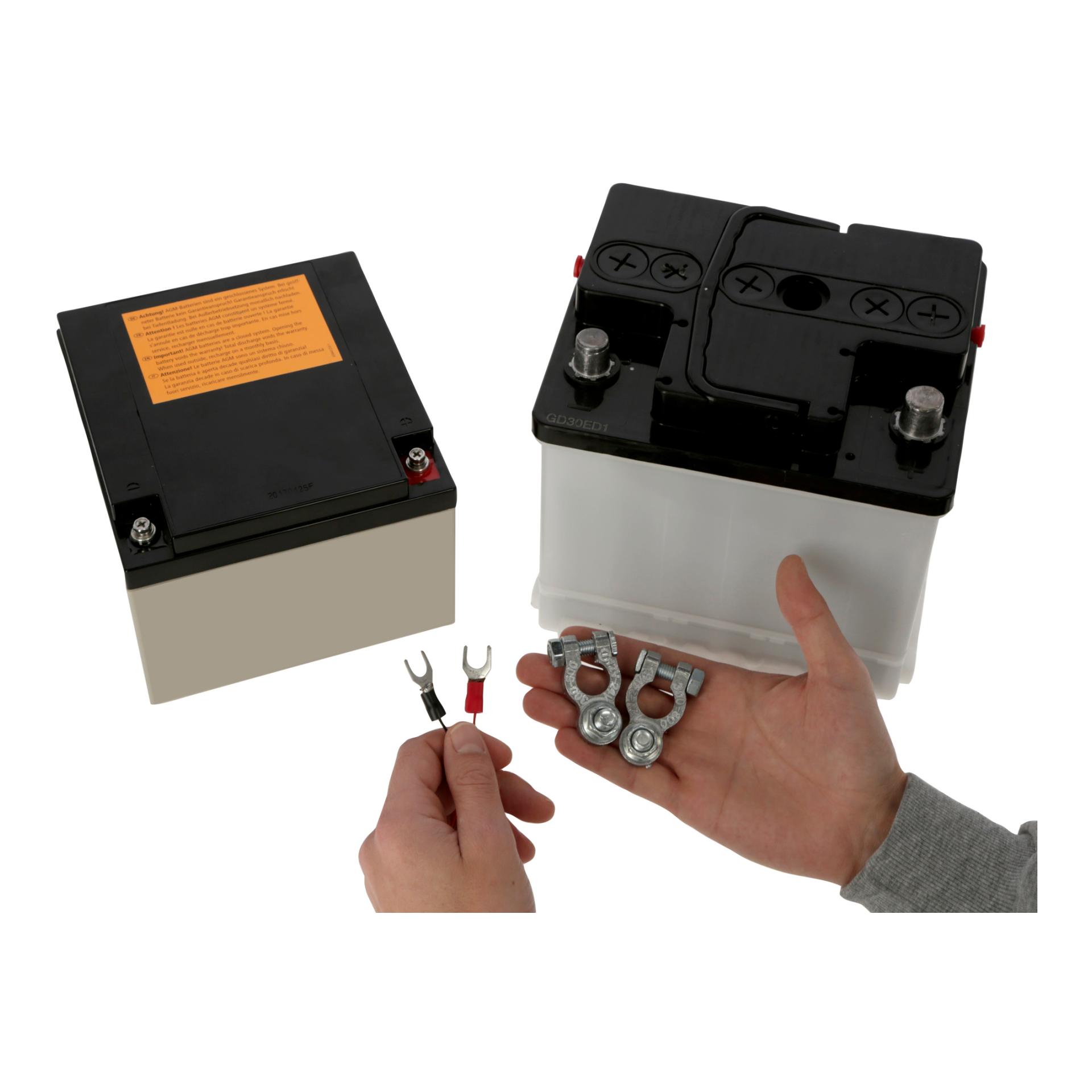Kerbl Hobbyfarming Anschlusskabel für Auto-/Weidezaunbatterie