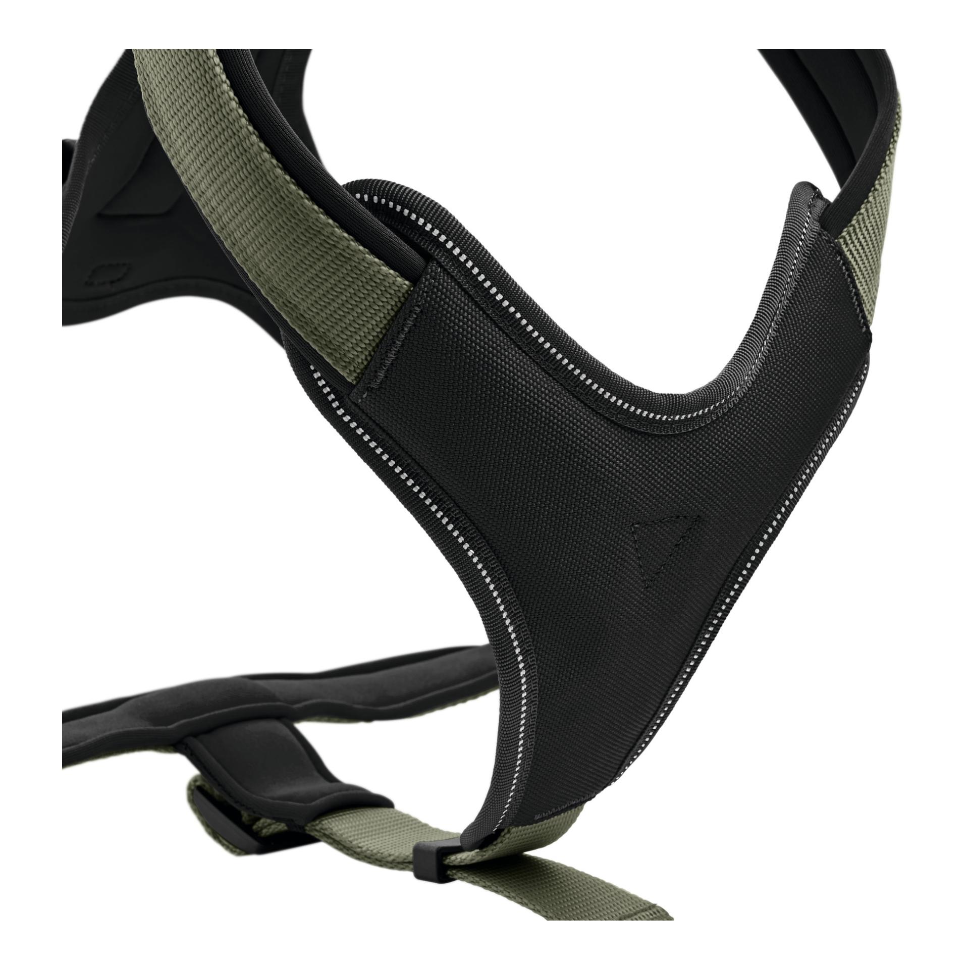 Harnais néoprène/nylon - olive/noir